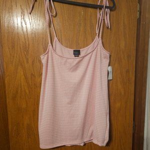 pink plaid dress